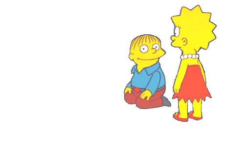 The Simpsons Abandon Thread Sticker