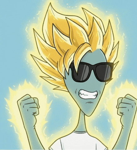 Super Saiyan Fight GIF by Lonely Aliens