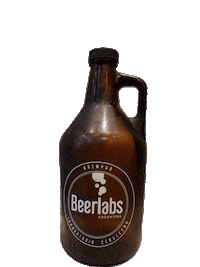 Beerlabs beer glass growler beer glass Sticker
