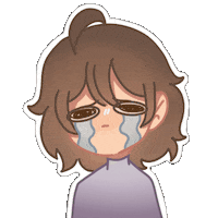 Sad Acceptance Sticker