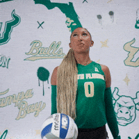 South Florida Volleyball GIF by USF Athletics