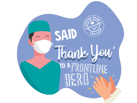 Thanks Thank You Sticker by coffeebeansg