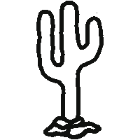 paradisegardenclub cactus paradise kc kansas city Sticker