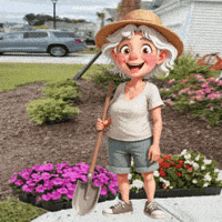Spring Planting Flowers GIF