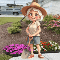 Spring Planting Flowers GIF