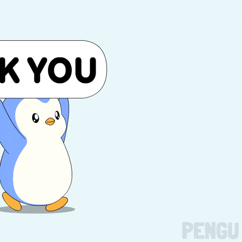Thanks Thank You GIF by Pudgy Memez