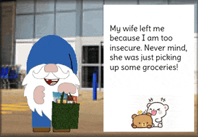 Gnome Grocery Shopping GIF