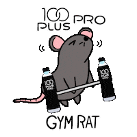 Gym Power Sticker by 100PLUS Singapore