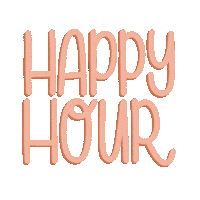 Happy Hour Drink Sticker