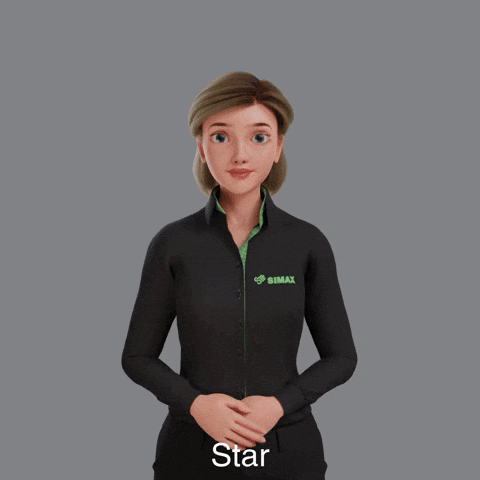 Star Avatar GIF by Sign Time - SiMAX