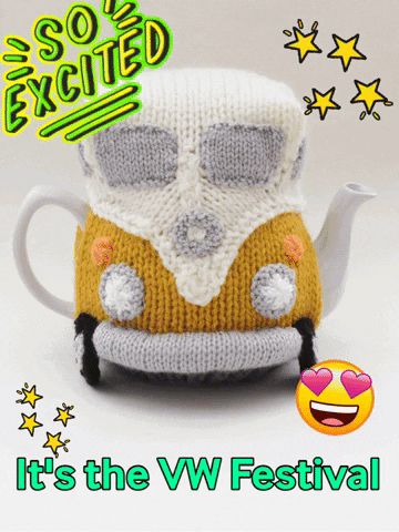 So Excited Volkswagen GIF by TeaCosyFolk