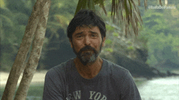 stefano crying GIF by Isola dei Famosi