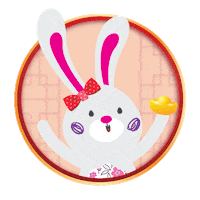 Bunny Happy Chinese New Year Sticker by Guardian Malaysia