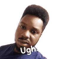 Get Out Ugh Sticker by D-Wayne