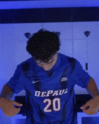 Mens Soccer GIF by DePaul Athletics