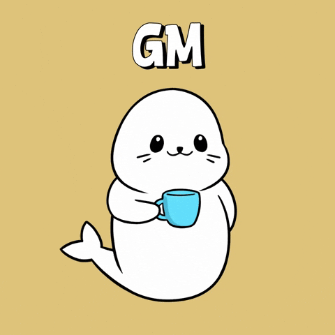 Tired Good Morning GIF by Sappy Seals
