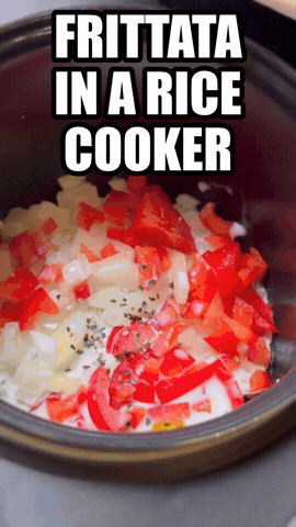 Frittata In A Rice Cooker | Rice Robot