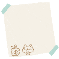 Cartoon Fox Sticker