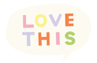 Love This Sticker by The Paper Bunny