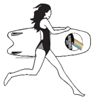 HakunaWear rainbow pride lgbtq warrior Sticker