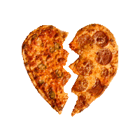 Heart Pizza Sticker by La Vera Pizzeria