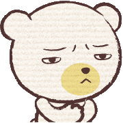 Sad Bear Sticker