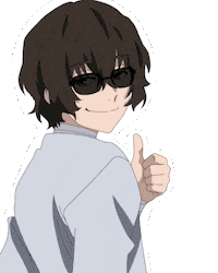 Bungo Stray Dogs Dazai Sticker