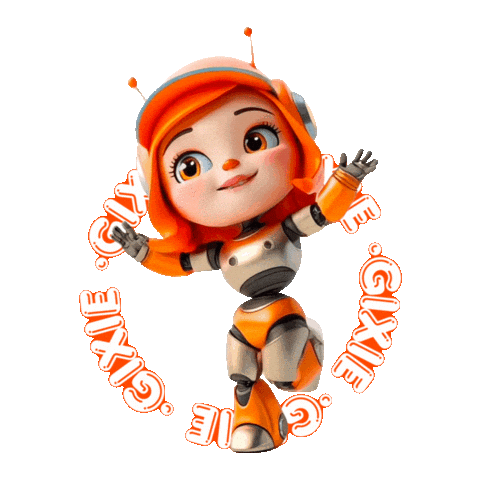 Robot Ai Sticker by GIXIE