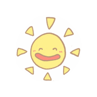 Happy Sun Sticker