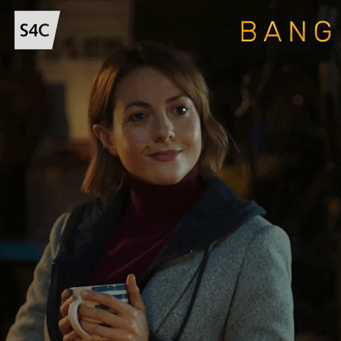 Happy Coffee GIF by S4C