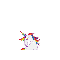 lambdaszczecin rainbow jednorozec lambdaszczecin Sticker