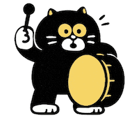 慶祝 Drumming Sticker