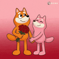 Holding Hands Giving GIF by BONK