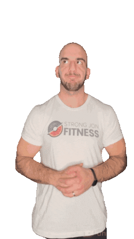 strongjonfitness excited point woah whoa Sticker