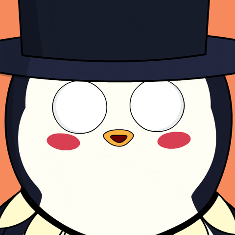 Crazy Eyes Eye Roll GIF by Pudgy Penguins