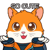 Happy Aww Sticker by Hamieverse