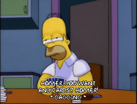 choking homer simpson GIF