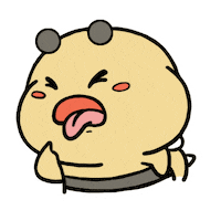 honey bee eww Sticker by Aminal Stickers