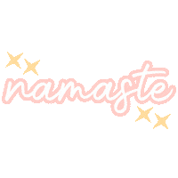 voguishdiet yoga fit pilates namaste Sticker