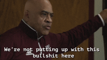 We're Not Putting Up With This Bullshit