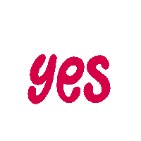 Yes No Sticker by Gummy Industries