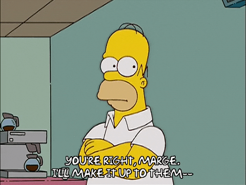 serious homer simpson GIF