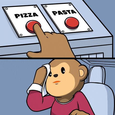 Hungry Pizza GIF by Wise Monkey Meme