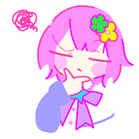 Girl Think Sticker