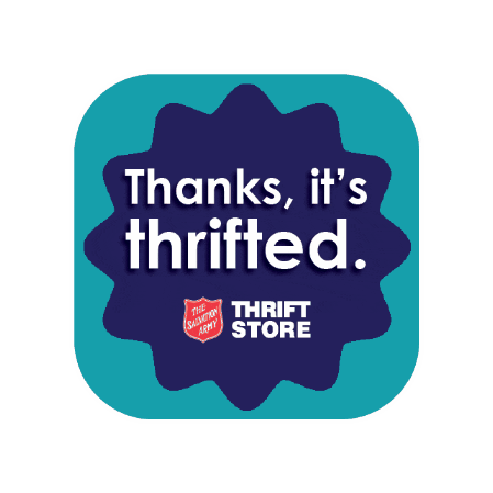 Thanks Thrift Store Sticker by The Salvation Army Thrift Store