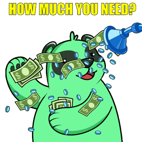 Money Pay Up Sticker by SuperVerse