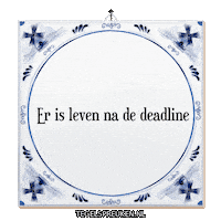 Humor Focus Sticker by Tegelspreuken.nl