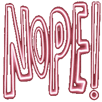 Neon Hand Lettered Sticker