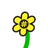 watertheplant kawaii flower yellow bee Sticker