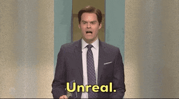 unreal bill hader GIF by Saturday Night Live